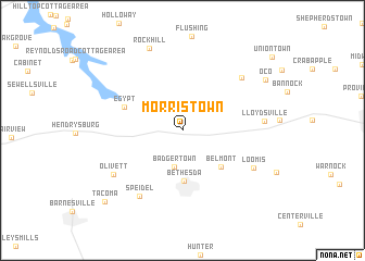 map of Morristown