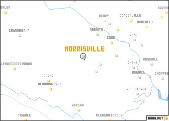 map of Morrisville