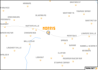 map of Morris