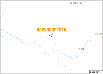 map of Morro do Ferro