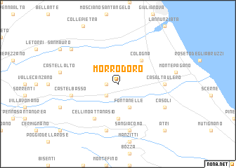 map of Morro dʼOro