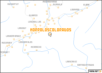 map of Morro Los Colorados