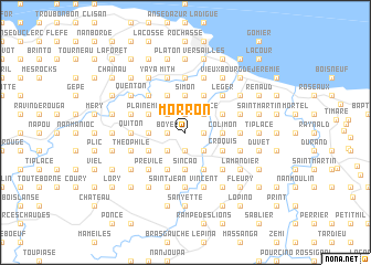 map of Morron