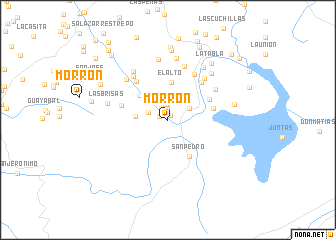 map of Morrón