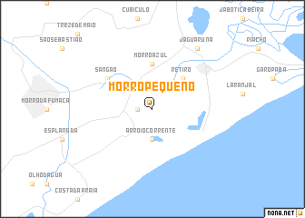 map of Morro Pequeno