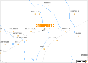 map of Morro Prêto