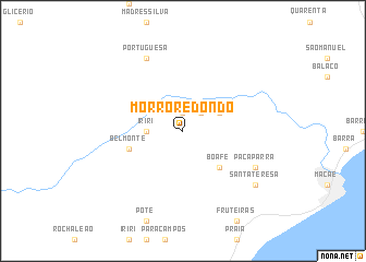 map of Morro Redondo