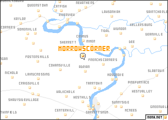 map of Morrows Corner