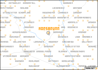 map of Mörsbrunn