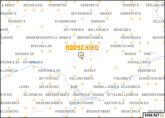 map of Mörschied