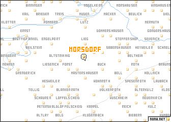map of Mörsdorf