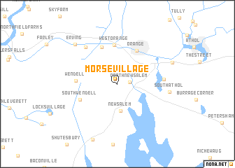 map of Morse Village