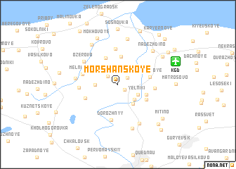 map of Morshanskoye