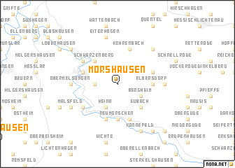 map of Mörshausen