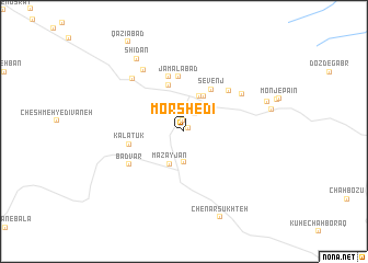 map of Morshedī