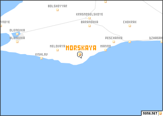 map of Morskaya