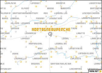 map of Mortagne-au-Perche