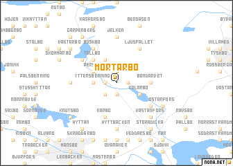 map of Mörtarbo