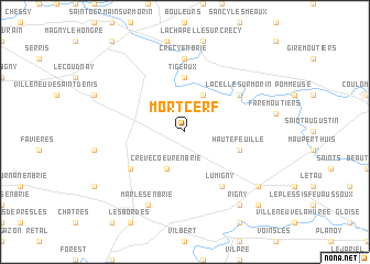 map of Mortcerf