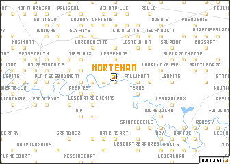 map of Mortehan