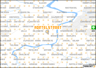 map of Mortelstraat