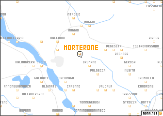 map of Morterone