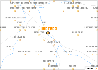 map of Mortero