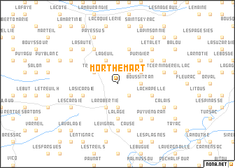 map of Morthemart