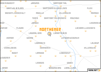 map of Morthemer