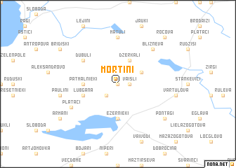 map of Mortiņi