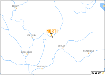 map of Mortí