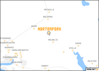 map of Morton Fork