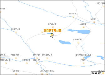 map of Mörtsjö