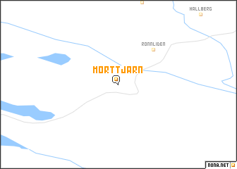 map of Mörttjärn