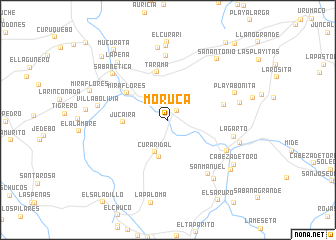 map of Moruca