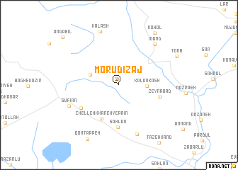 map of Morū Dīzaj