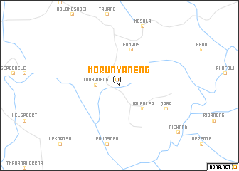 map of Morunyaneng