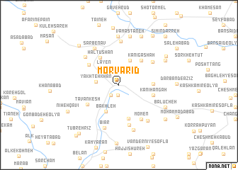 map of Morvārīd