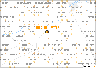 map of Morvillette