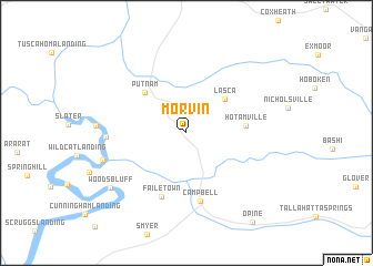 map of Morvin