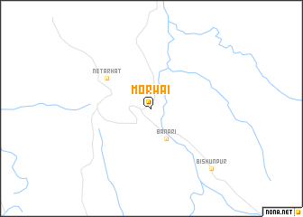 map of Morwāi