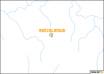 map of Morzalândia