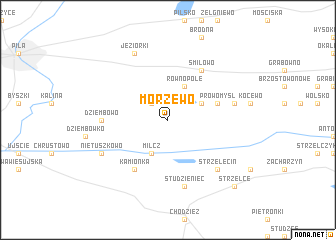 map of Morzewo