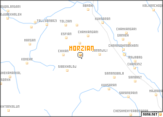 map of Morzīān