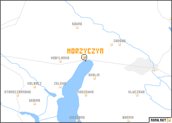 map of Morzyczyn