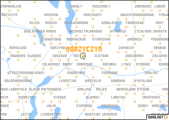 map of Morzyczyn