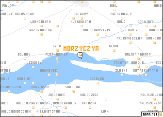 map of Morzyczyn