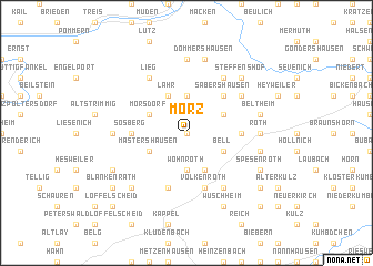 map of Mörz