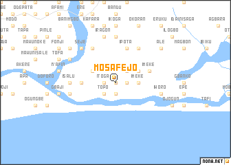 map of Mosafejo