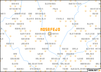 map of Mosafejo